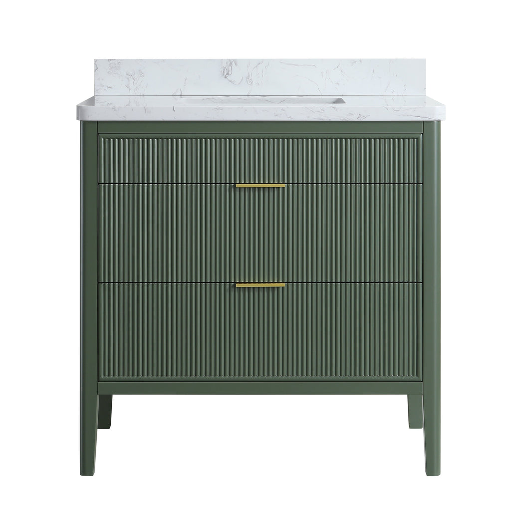 36-Inch Fully Assembled Bathroom Vanity