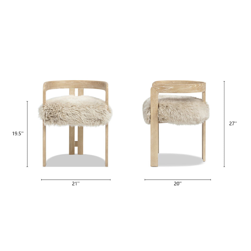 Millwick Low-Back Ash Dining Chair
