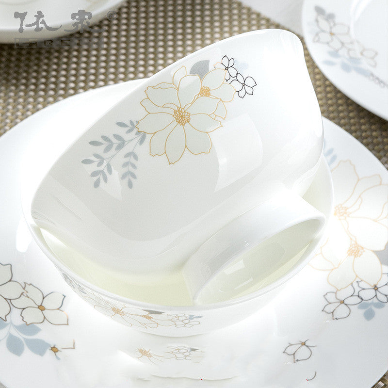European Bone China Dinnerware Set