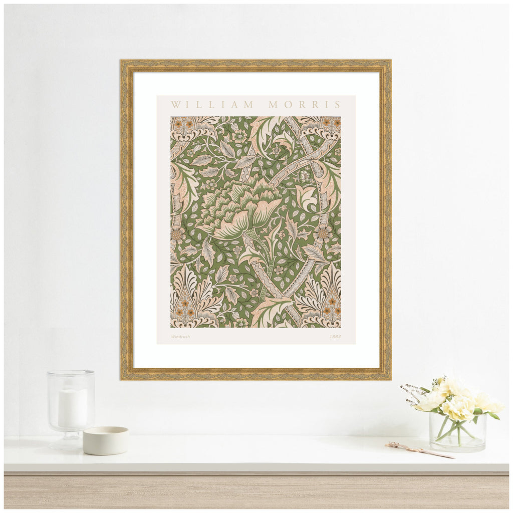 Framed Art Poster William Morris Windrush 1883 by The Art Institute of Chicago