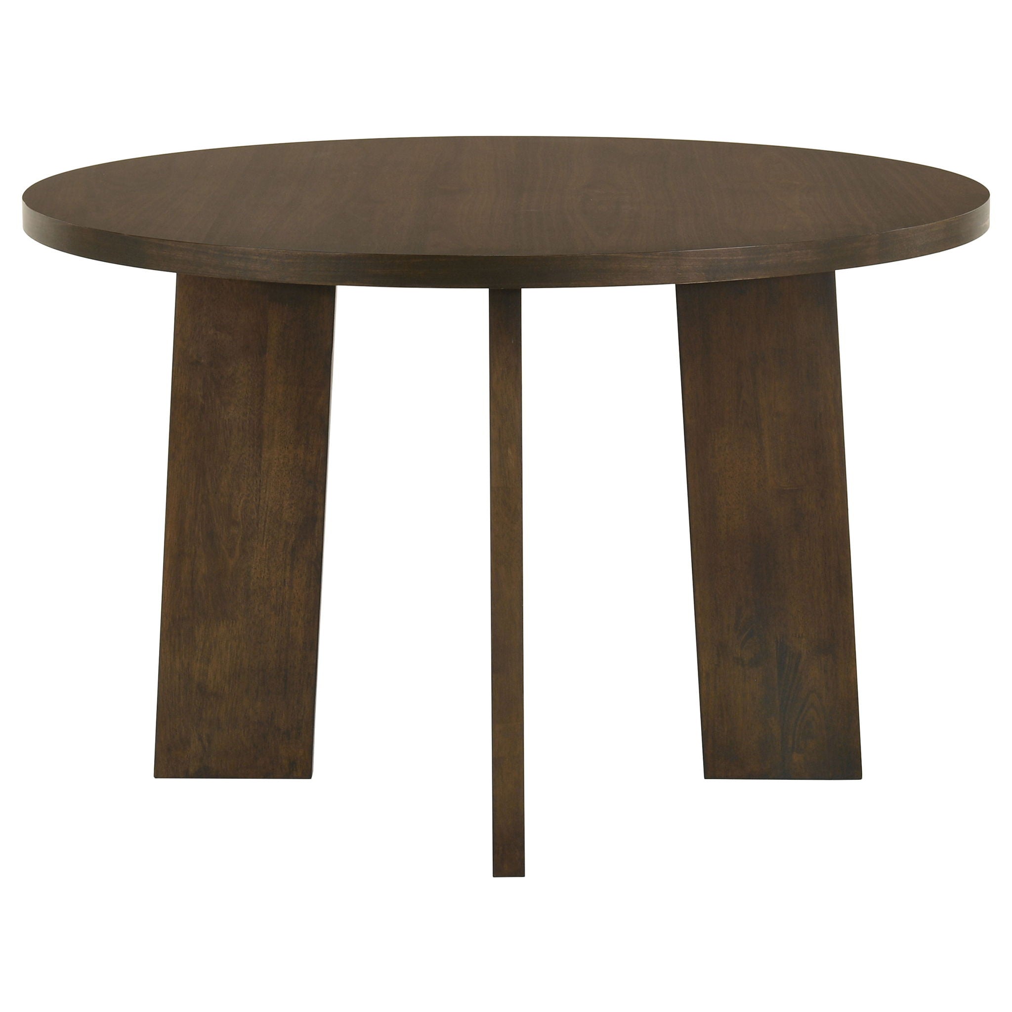 Strouse 5-piece Dining Set Cream and Walnut