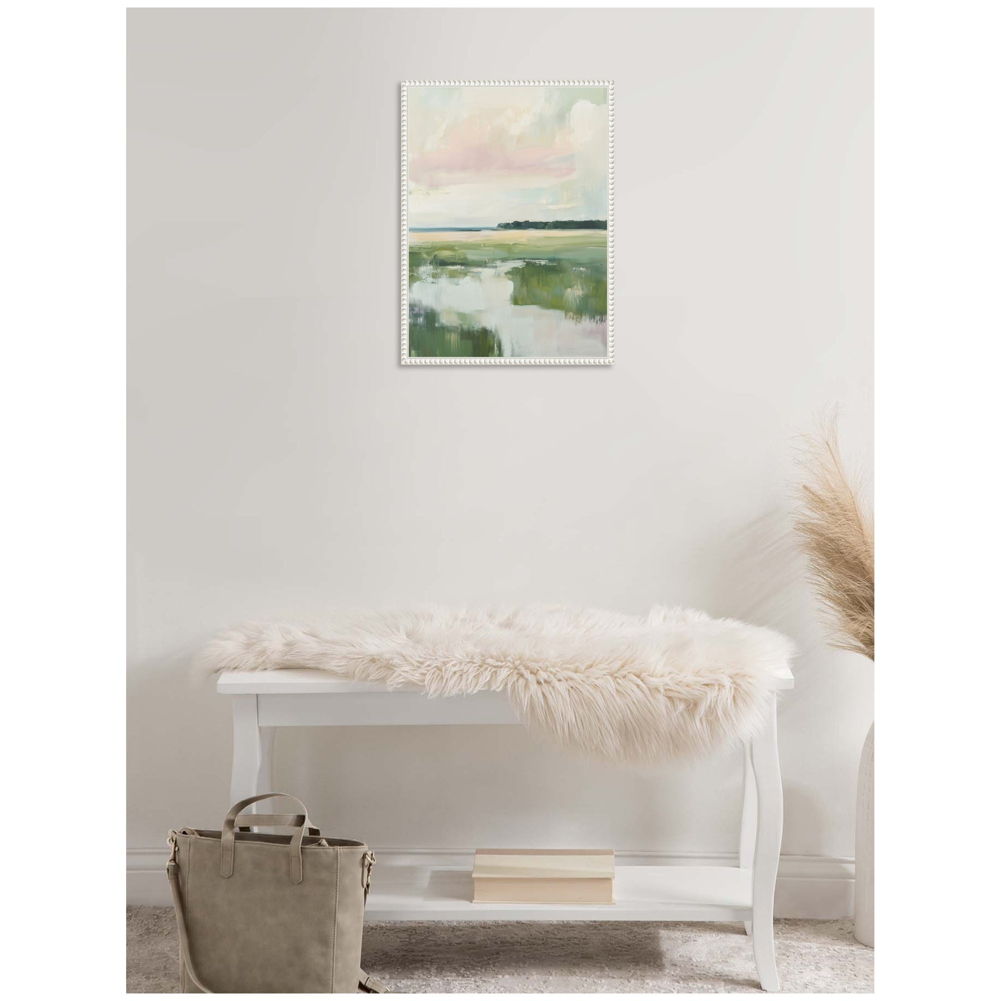 Sylvie Pastel Horizon I Framed Canvas by Amy Lighthall