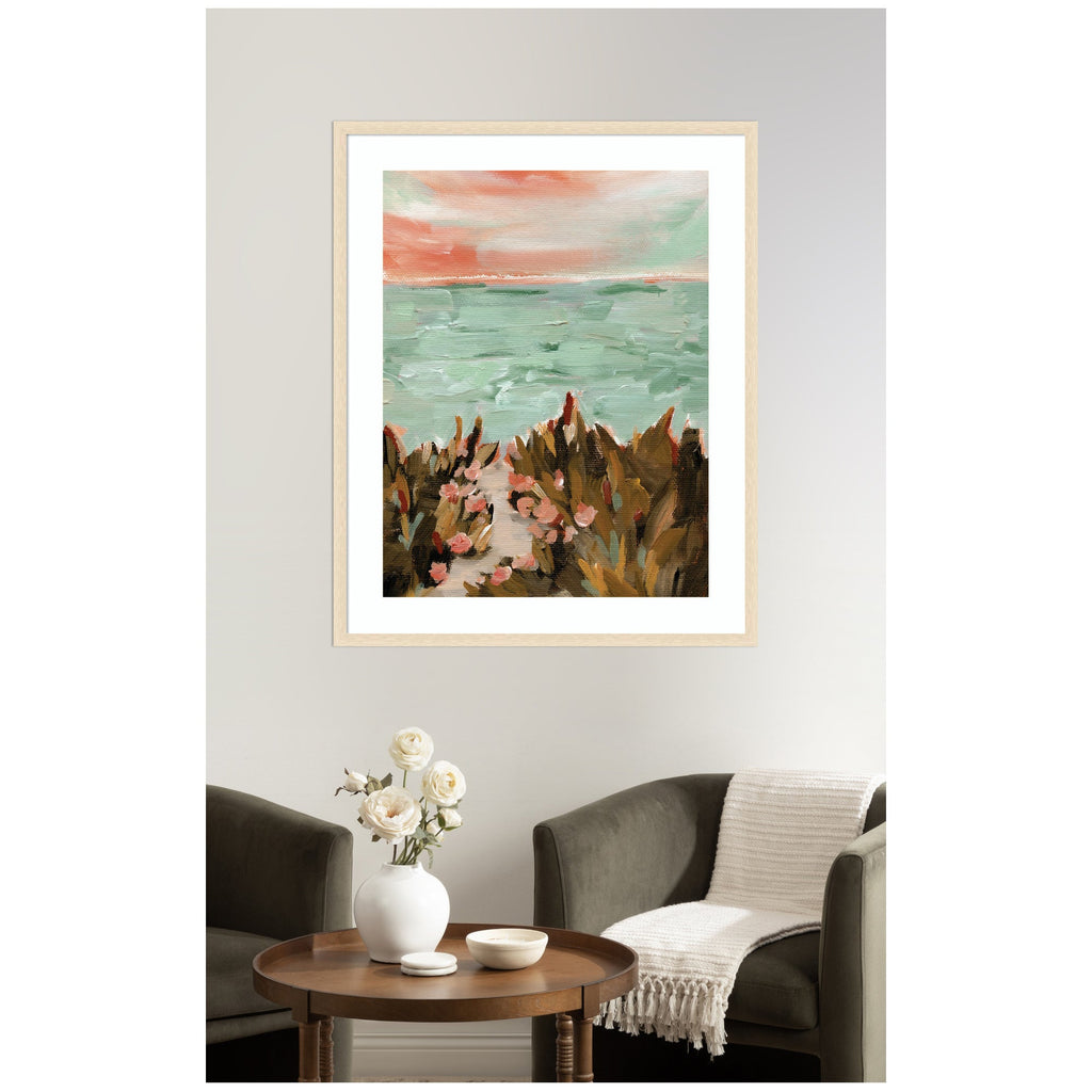 Framed Art Landscape 02 Beach by Annie Quigley