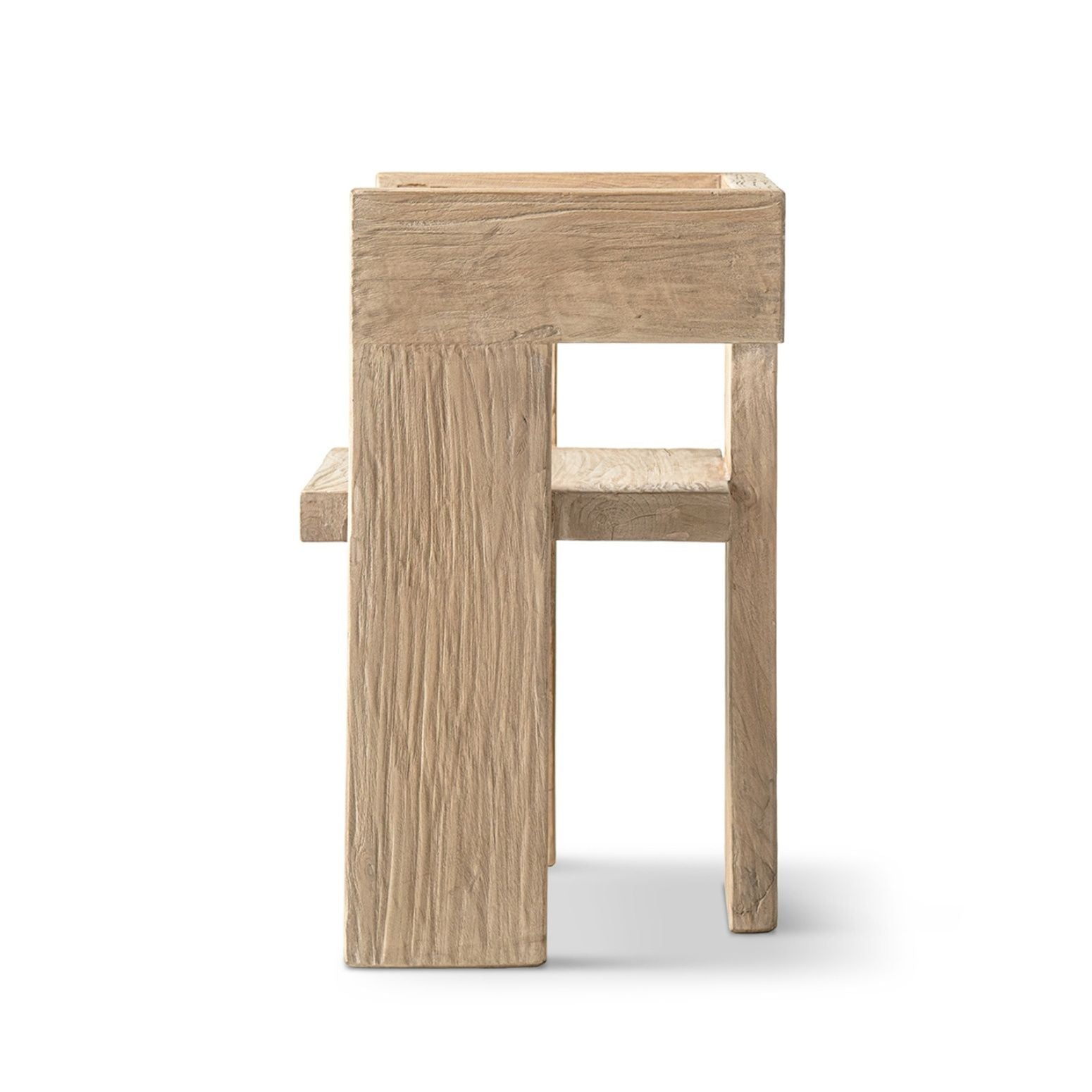 Avenel Sculptural Reclaimed Elm Accent Chair