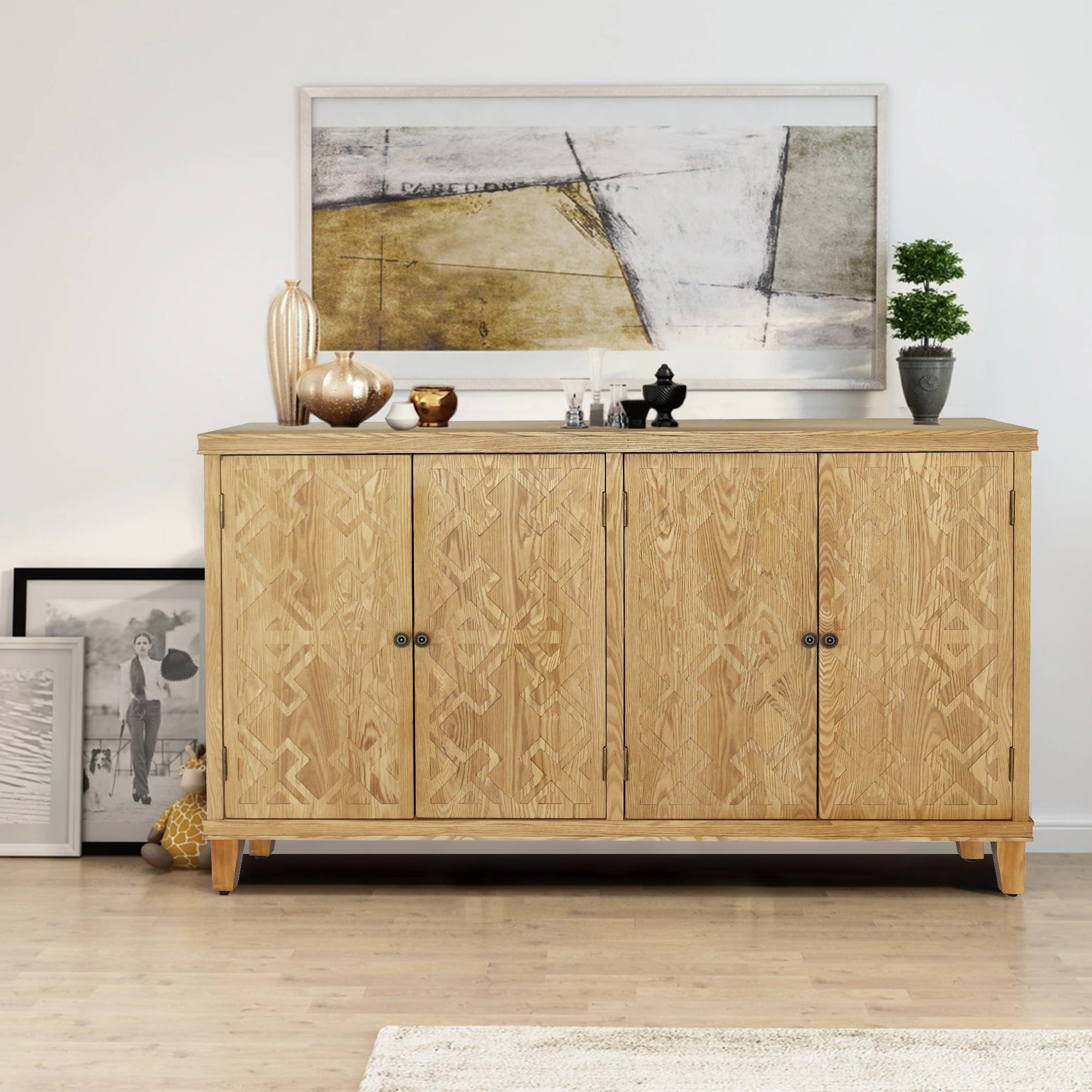 Vintage Corner Cabinet