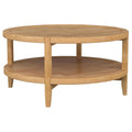 Camillo Round Wood Coffee Table