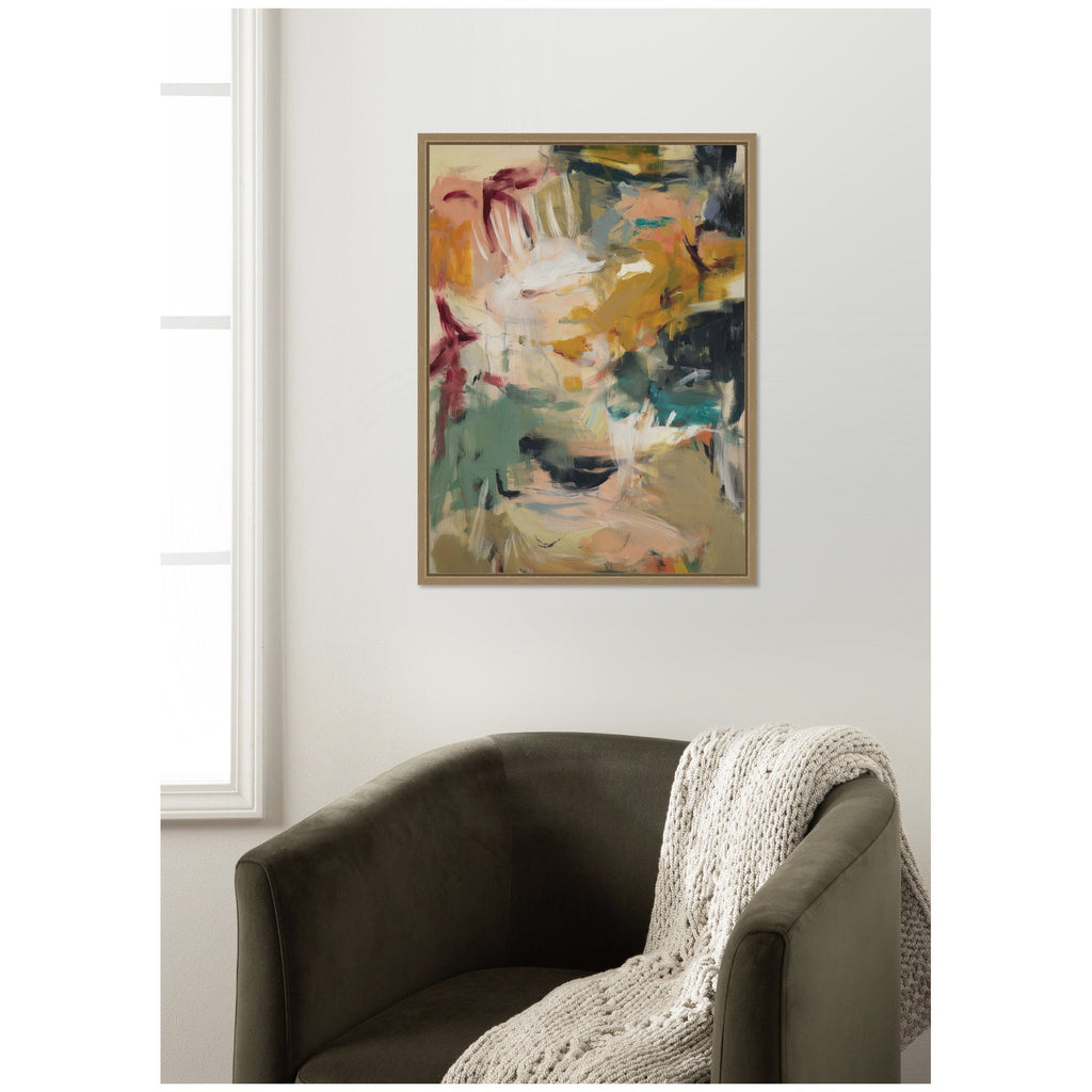 Painted Storm No. 2 by Amy Lighthall Framed Canvas Wall Art Print