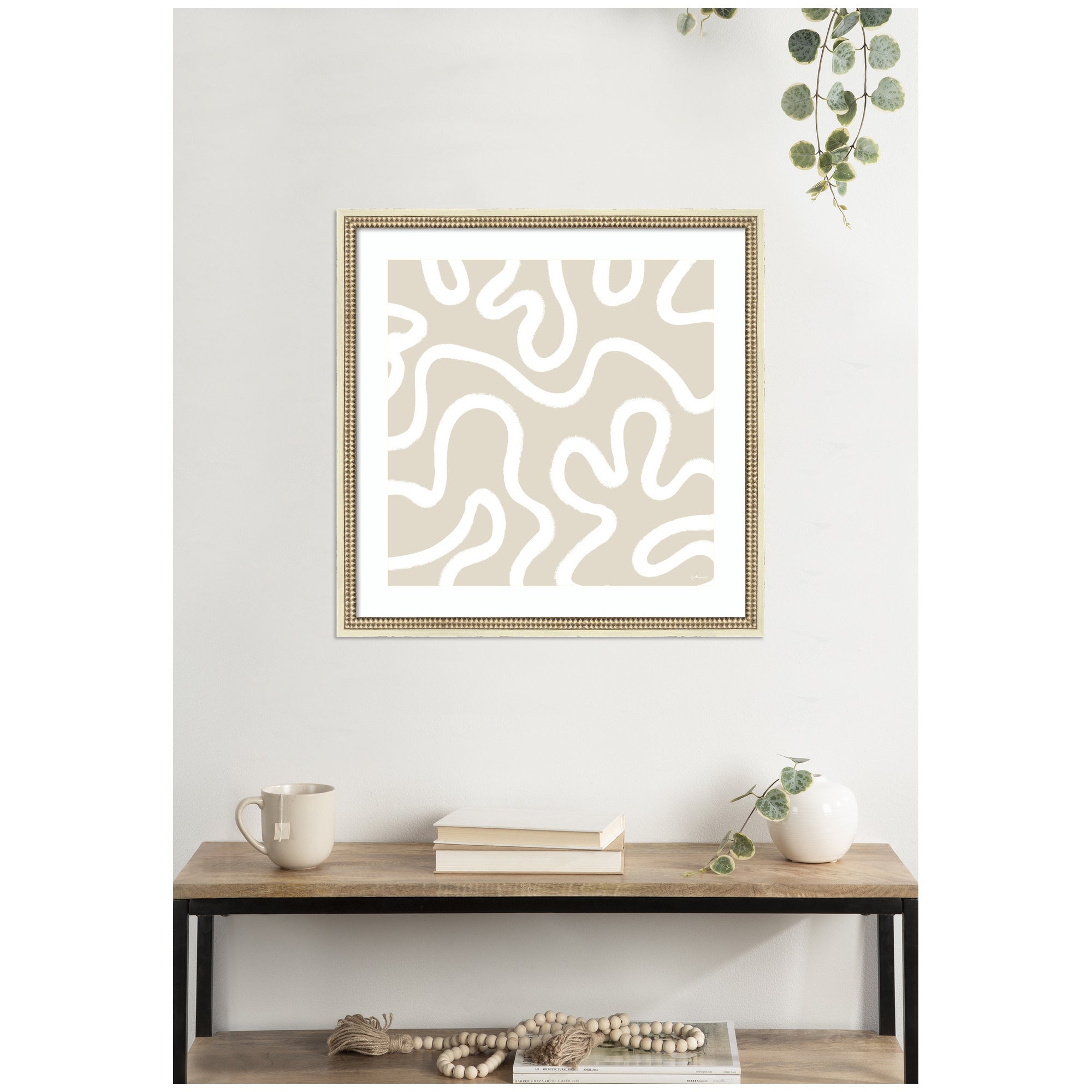 Organic Figures by Gabrielly Guedes Framed Wall Art Print