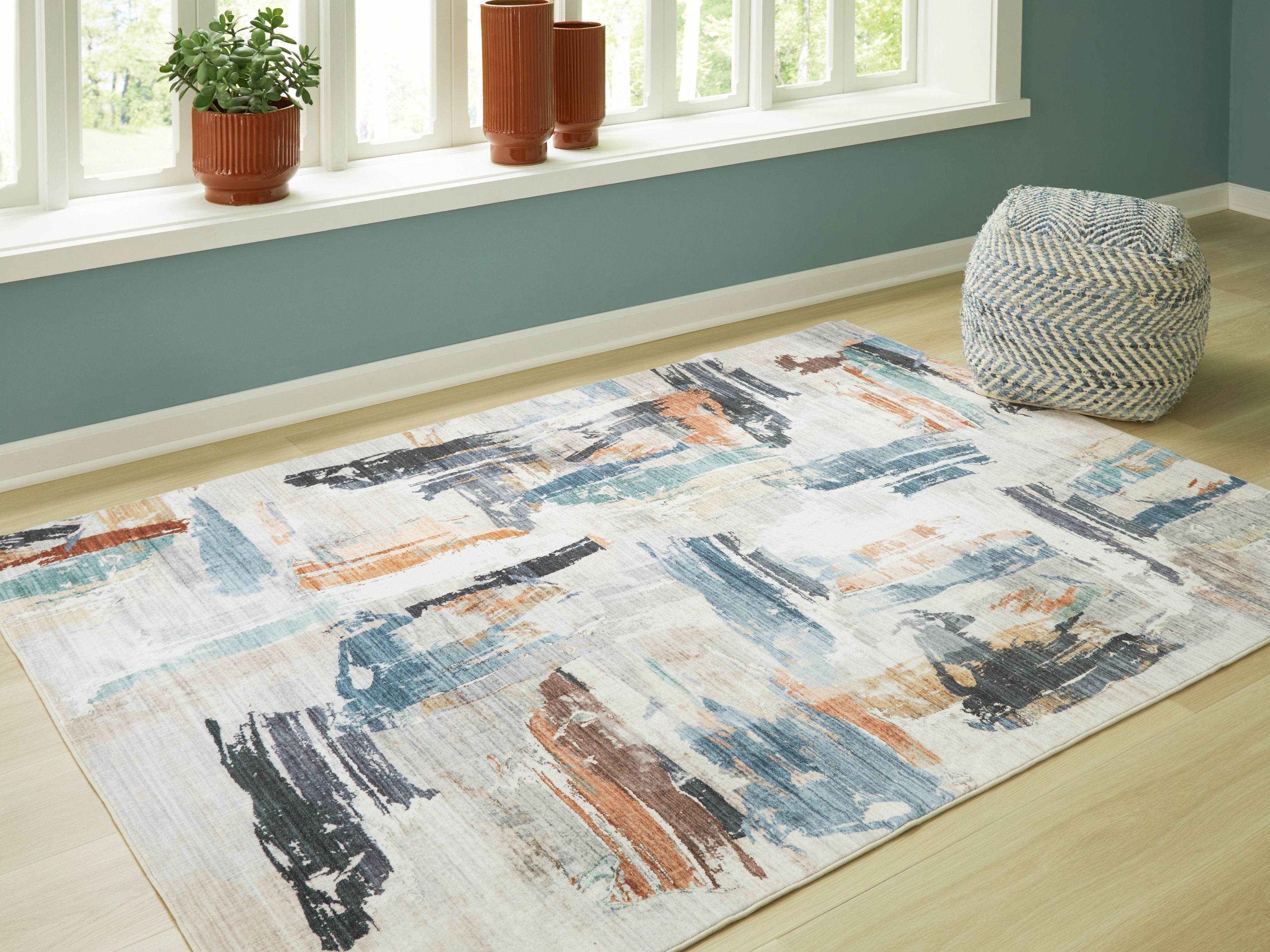 Hessland Washable Area Rug
