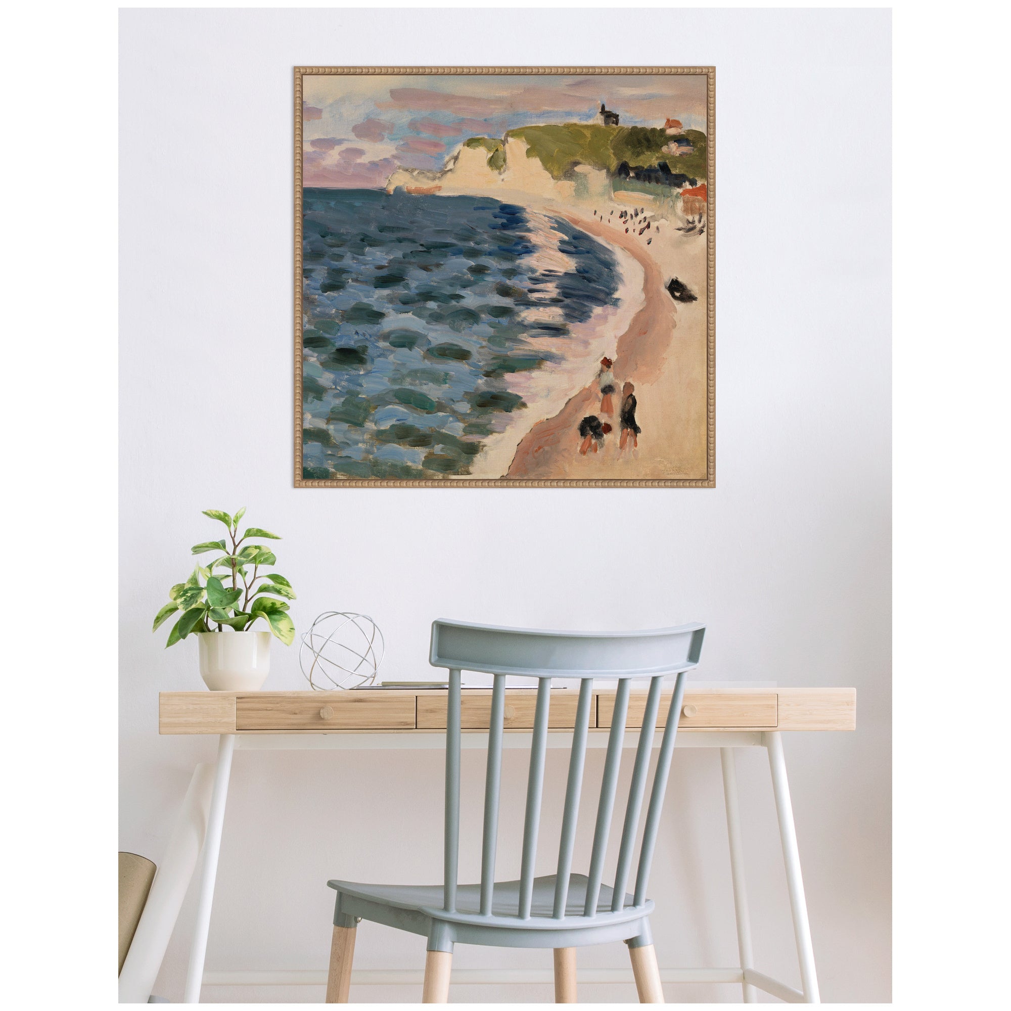 High Tide Pleine Mer 1920 Henri Mattise by Nostalgia Prints Framed Canvas Wall Art Print