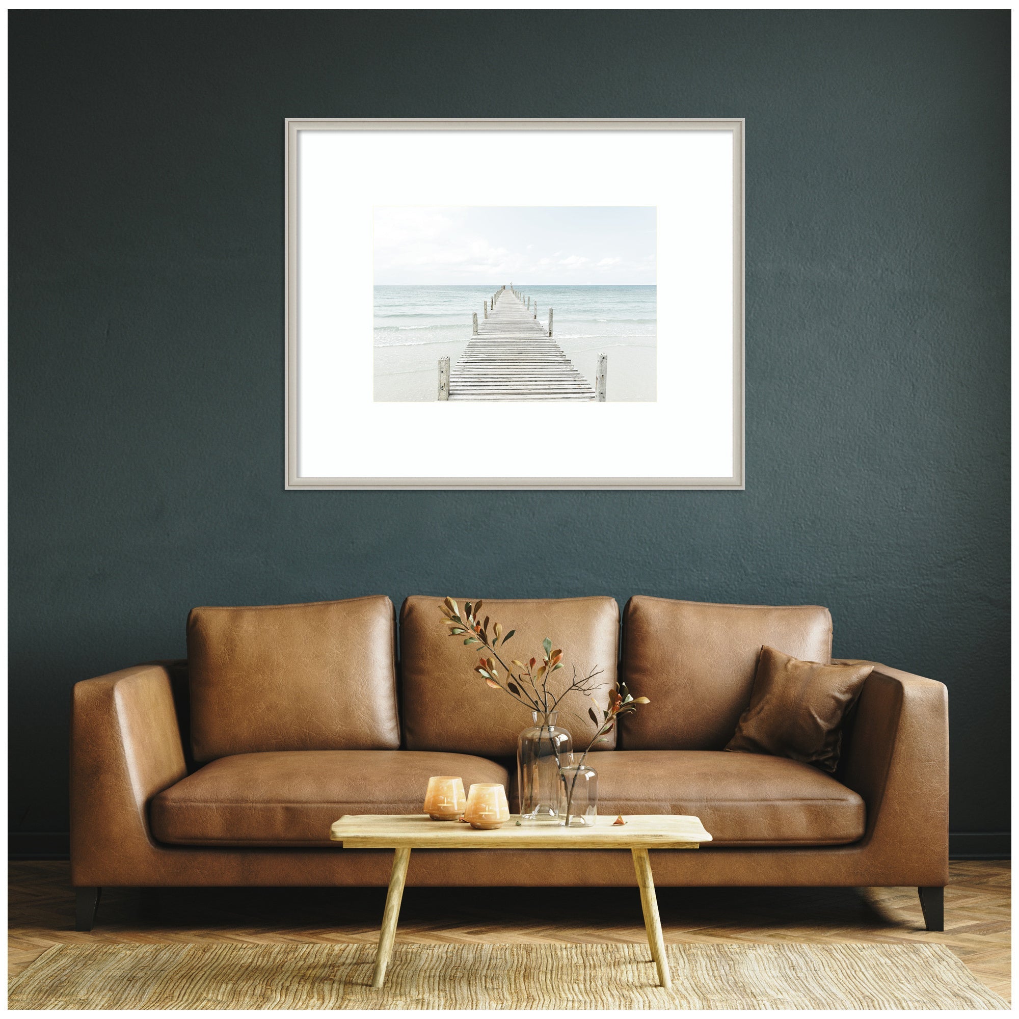 Beach 5s by Amy Peterson Framed Wall Art Print
