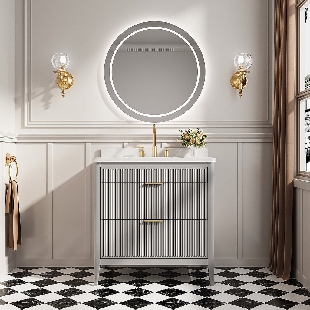36-Inch Fully Assembled Bathroom Vanity