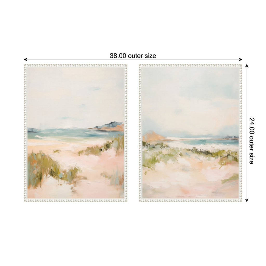 Tranquil Landscape 2 Piece Framed Canvas Wall Art Set by Amy Lighthall