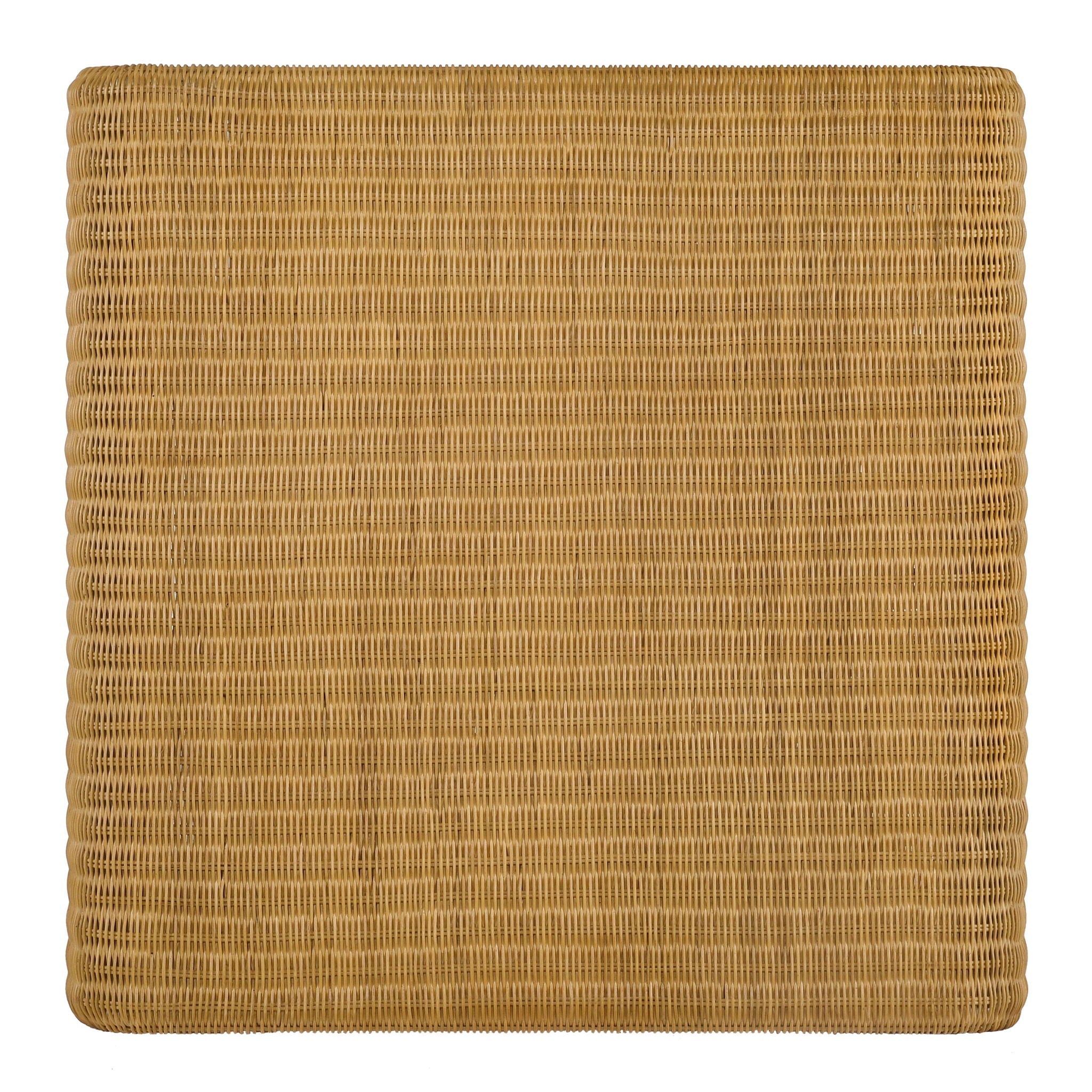 Woven Rattan Coffee Table — Natural