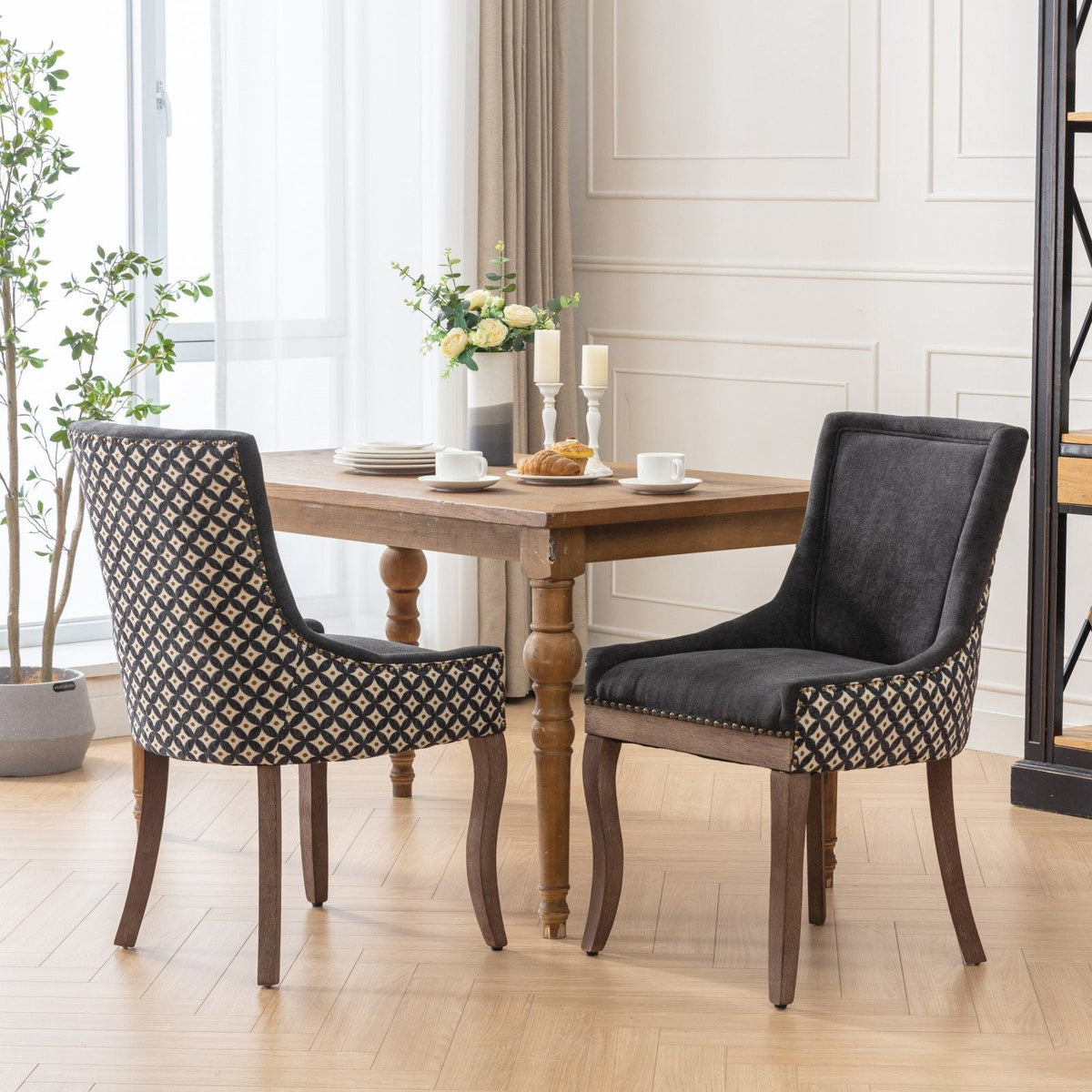 Ultra Upholstered Dining Chairs — Set of 2, Color Options