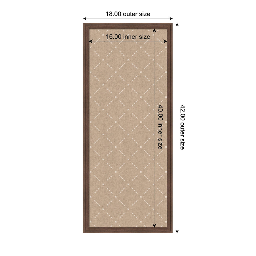 Pinboard Beige Lattice Pattern