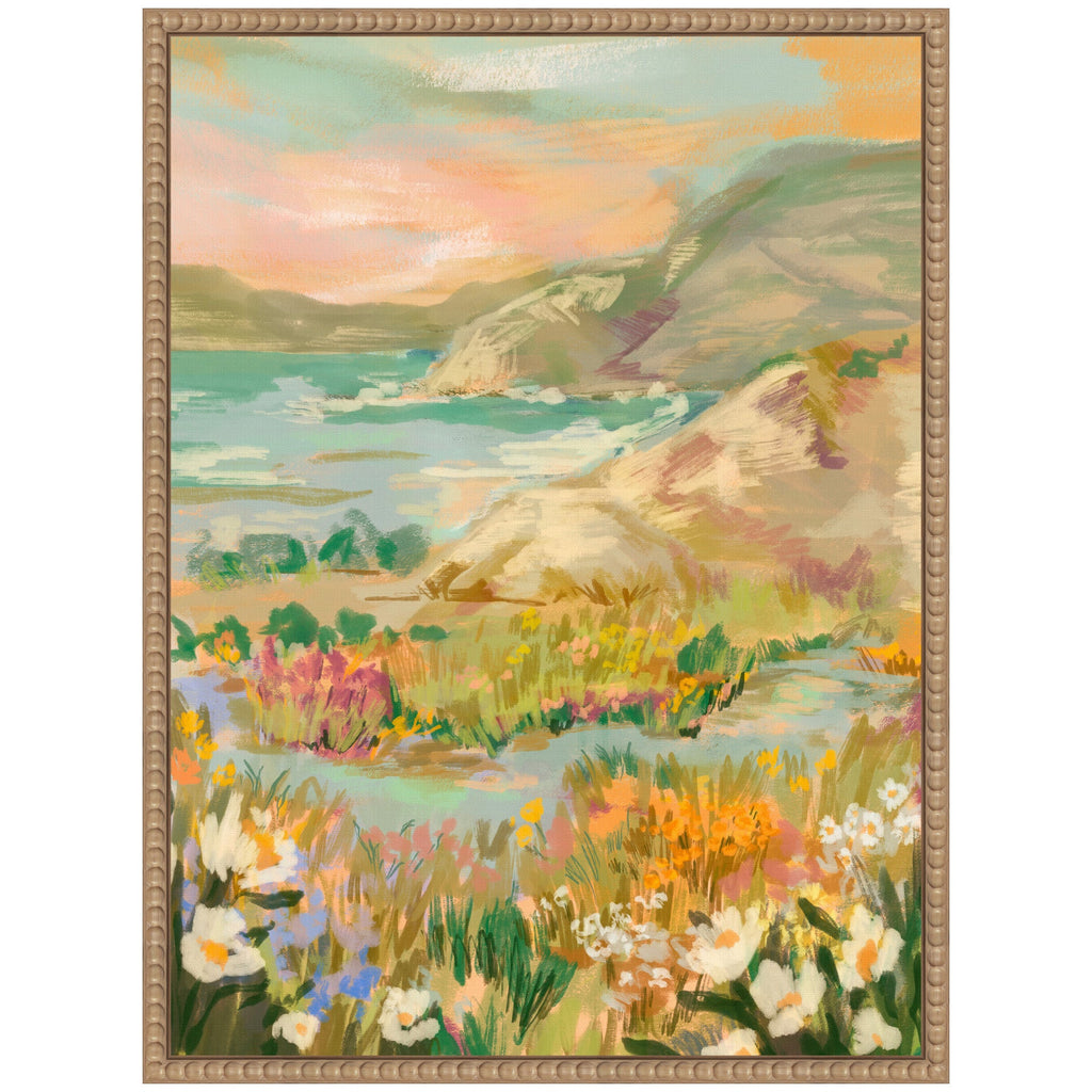 Sylvie Landscape 4 Framed Canvas by Annie Quigley