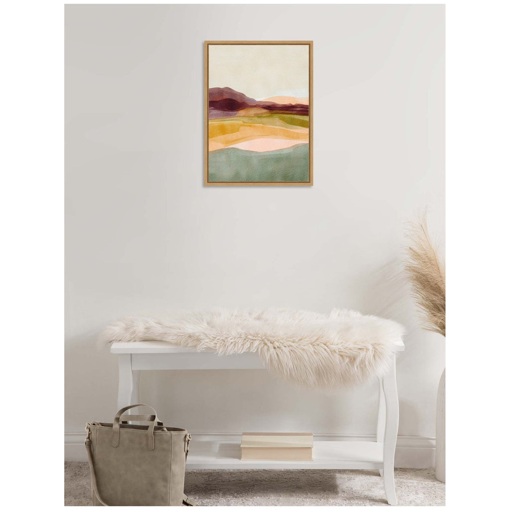 Sylvie Sunset Beauty Framed Canvas by Nikita Jariwala