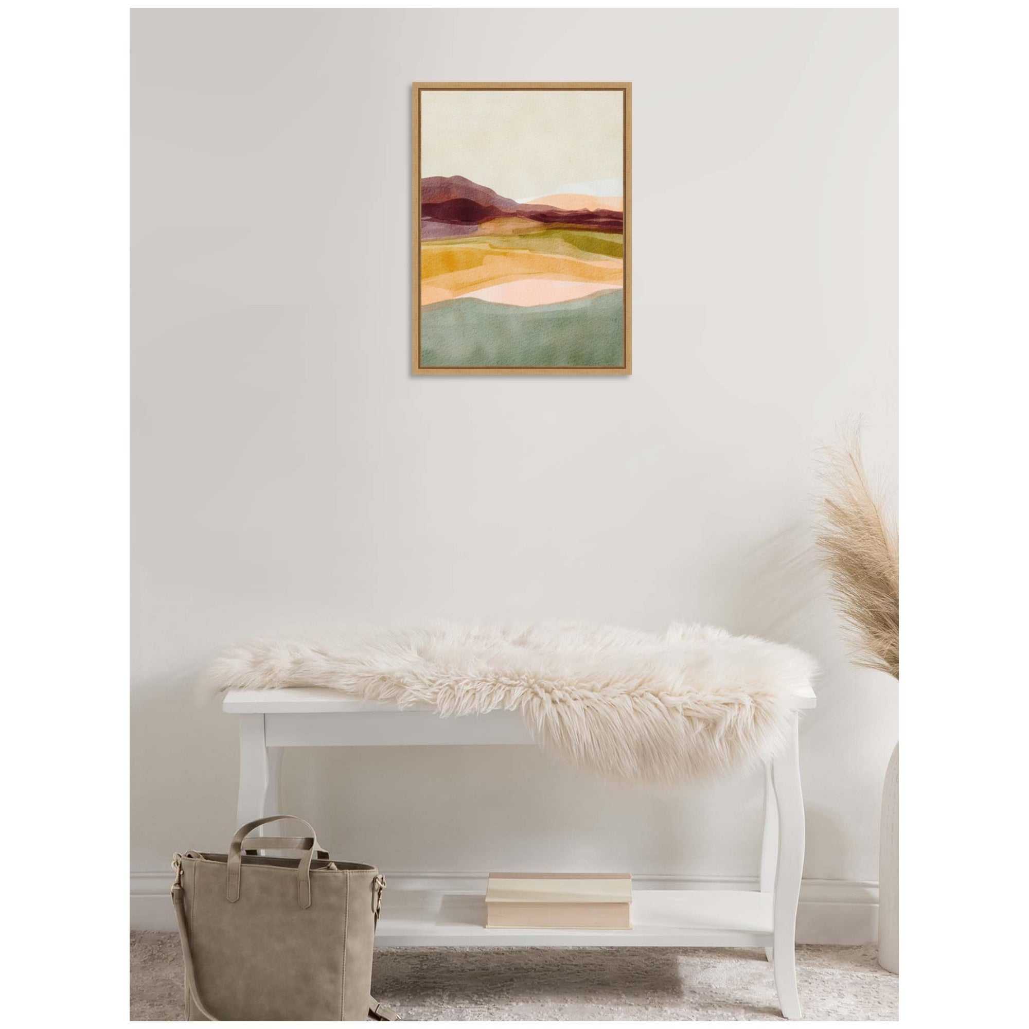 Sylvie Sunset Beauty Framed Canvas by Nikita Jariwala