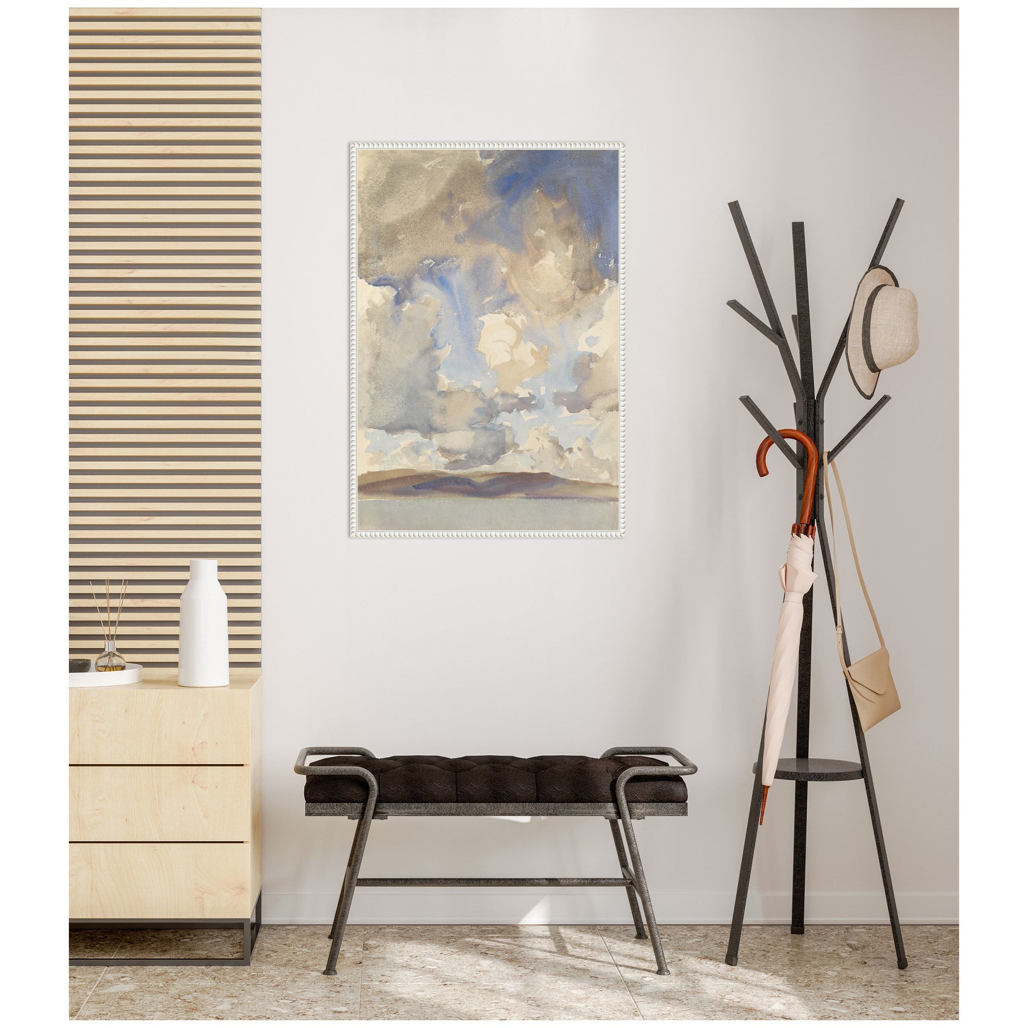 Clouds 1897 John Singer Sargent by Nostalgia Prints Framed Canvas Wall Art Print