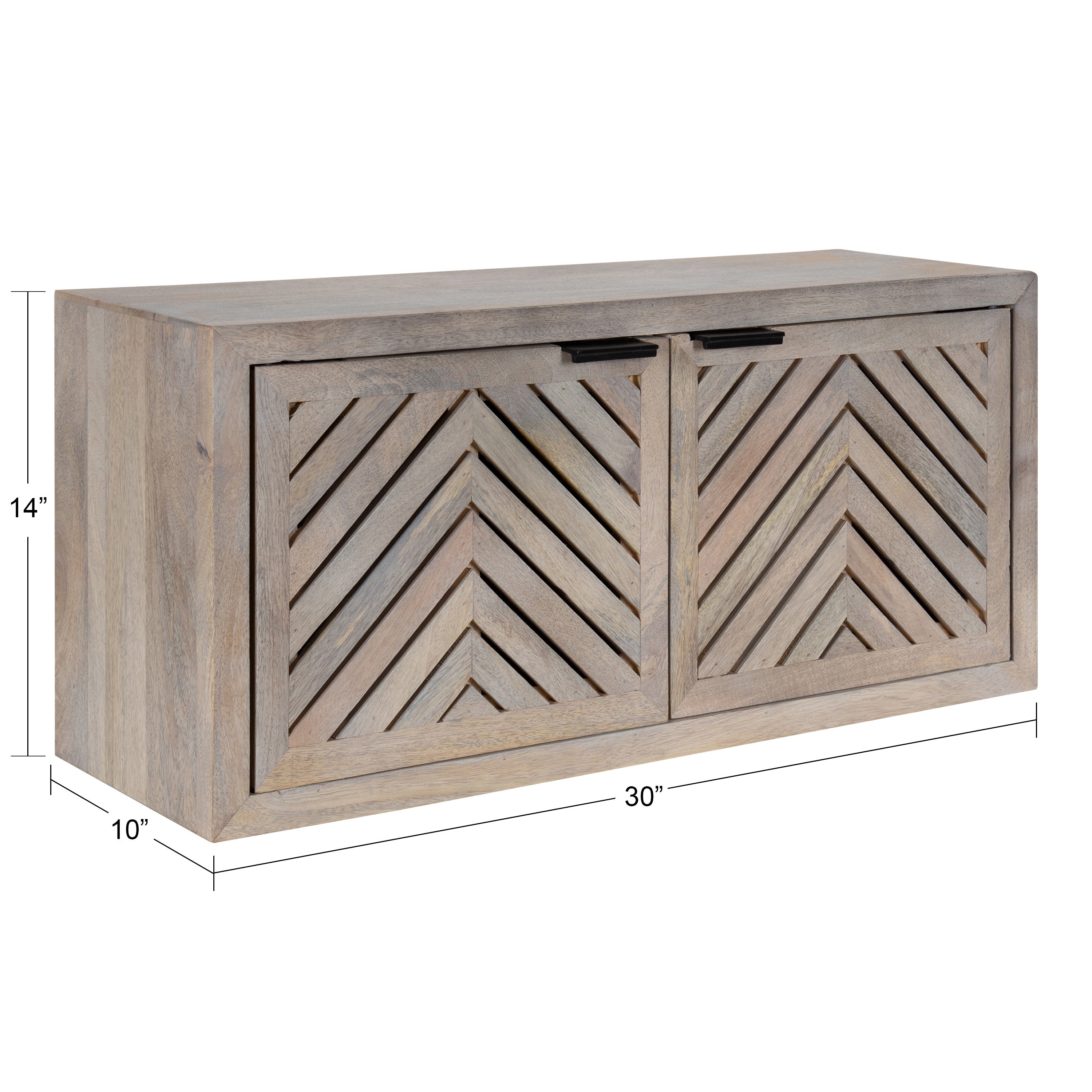Mezzeta Decorative Wood Wall Cabinet