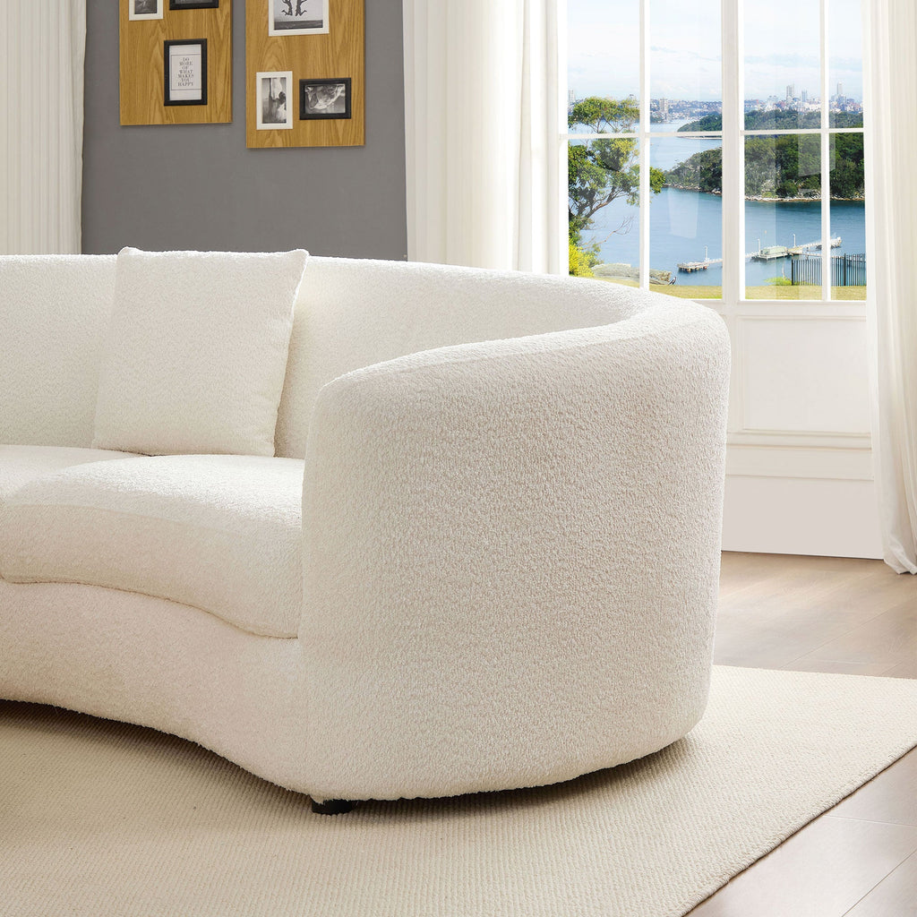 Classic Curved Tight Back Sofa
