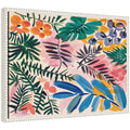 Sylvie Jungle Botanical Framed Canvas by Amy Lighthall