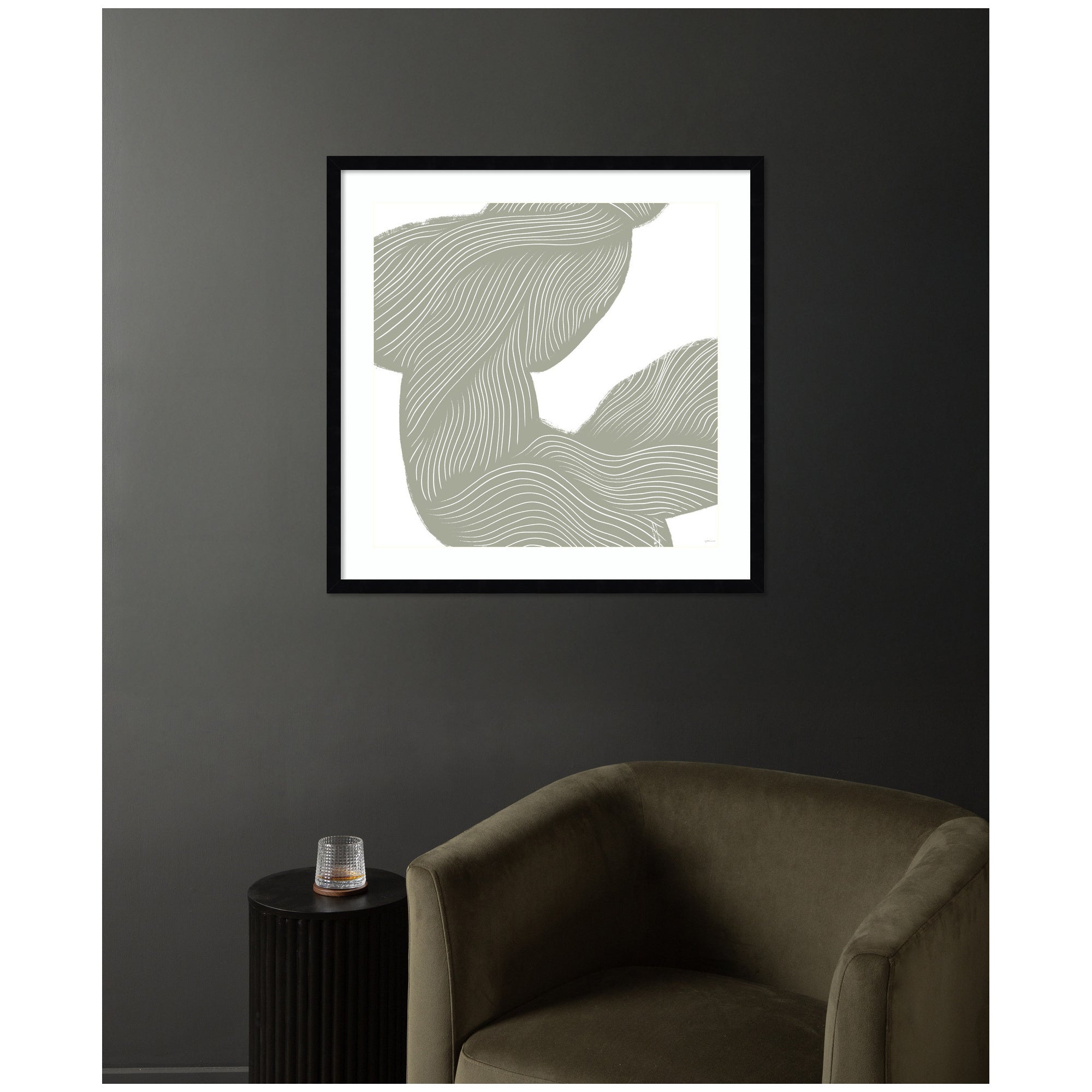 Movement Lines by Gabrielly Guedes Framed Wall Art Print