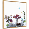 Mushroom No. 1 by Madeline Jeppesen Framed Canvas Wall Art Print