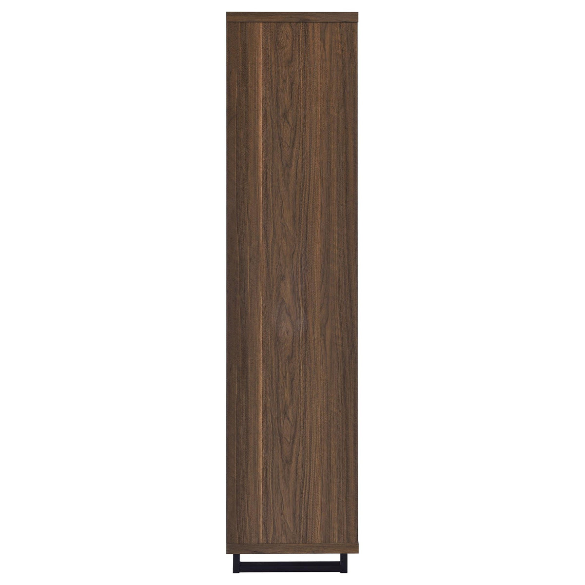 Rodger - 3 Shelf Cabinet Bookcase - Walnut