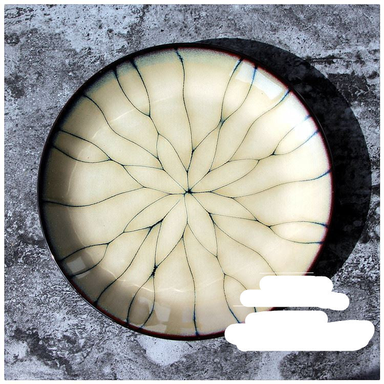 High-End Creative Ceramic Dinner Plates – Japanese Underglaze Serving Dishes