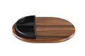 Acacia Charcuterie Tray with Ceramic Bowls