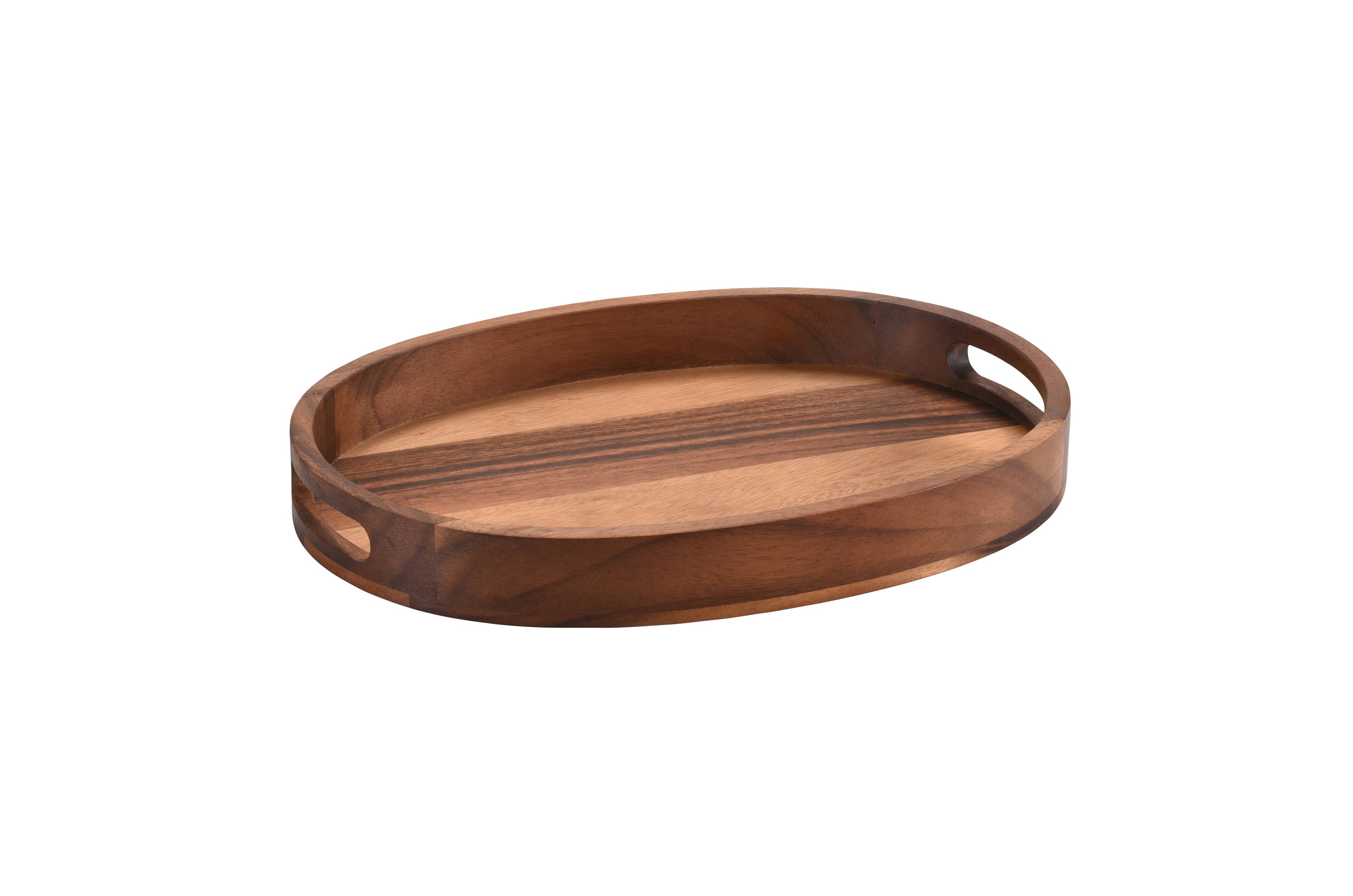 Small Oval Acacia Serving Tray