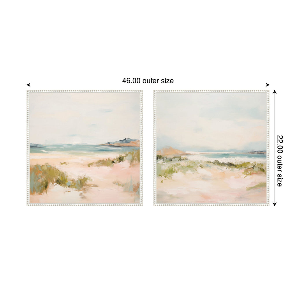 Tranquil Landscape Square 2 Piece Framed Canvas Wall Art Set by Amy Lighthall