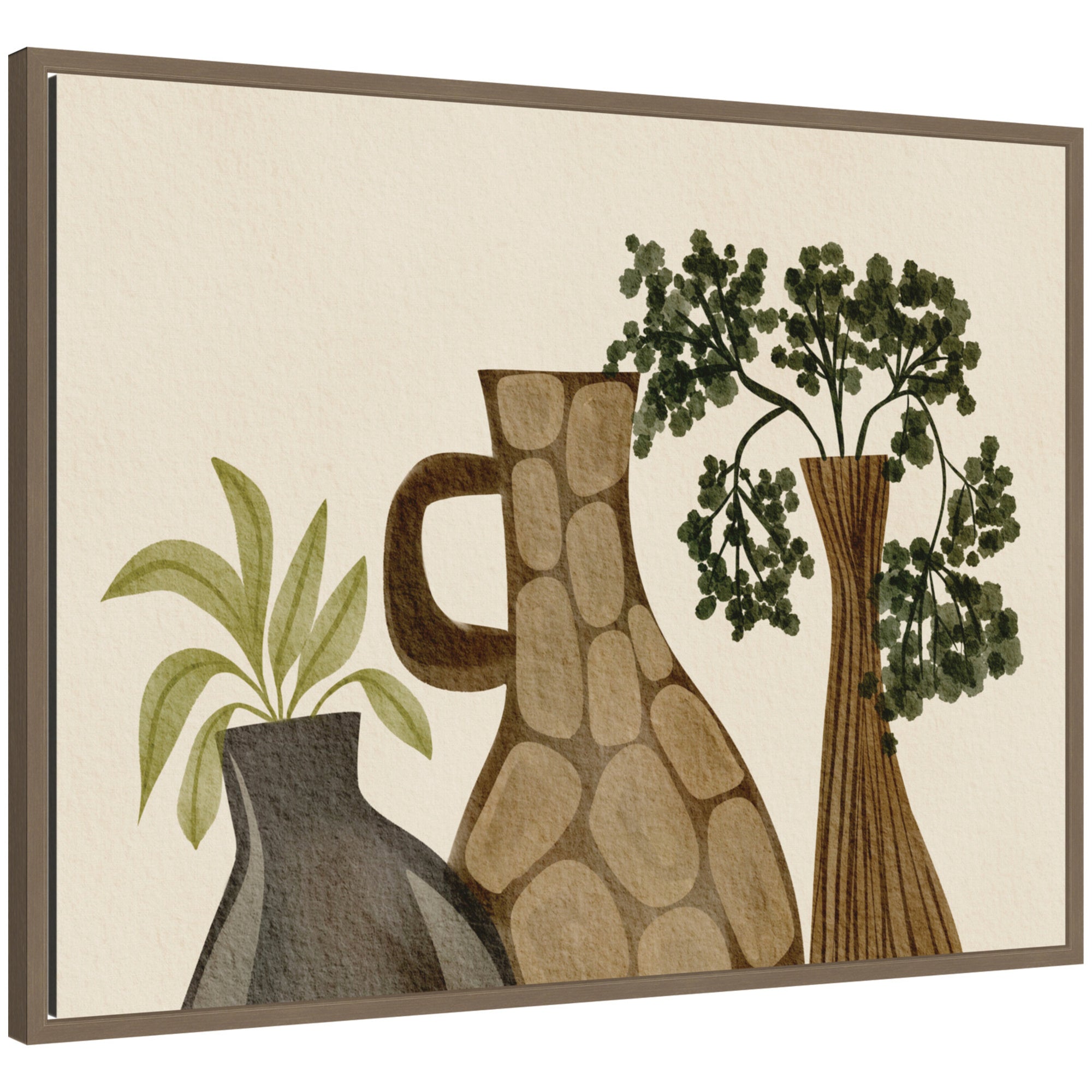 Rustic Stilllife 02 by Nikita Jariwala Framed Canvas Wall Art Print