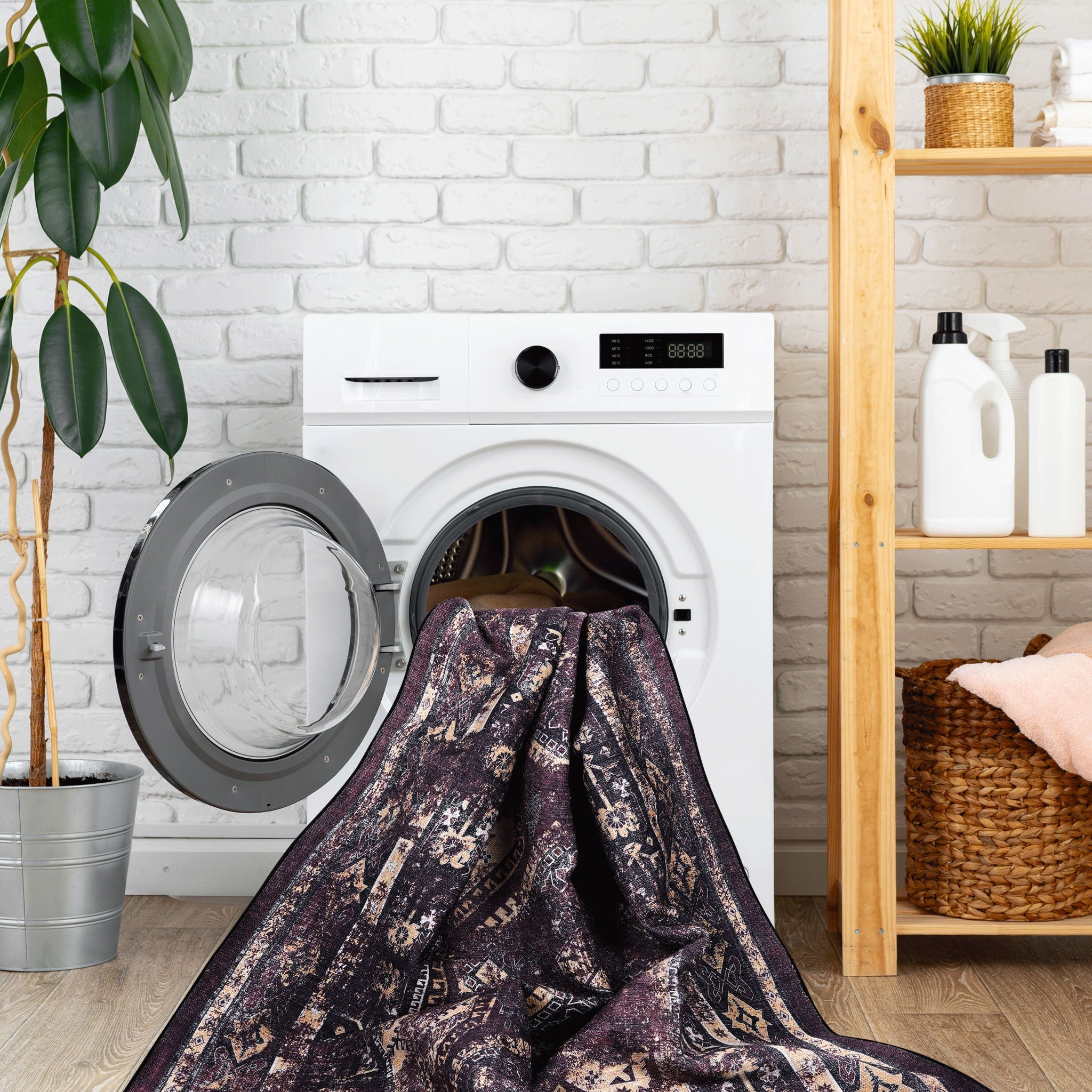 Maval Washable Runner Rug