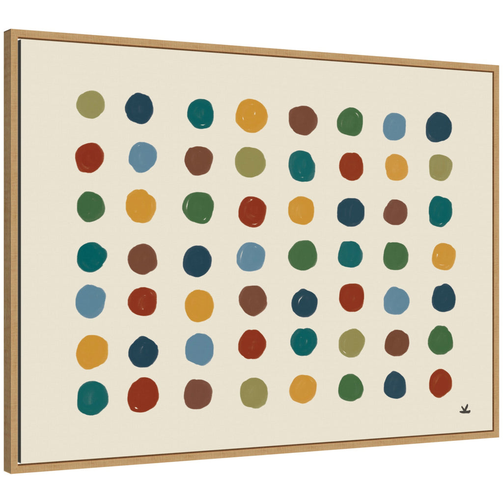 Meditation No. 3 by Kelly Knaga Framed Canvas Wall Art Print