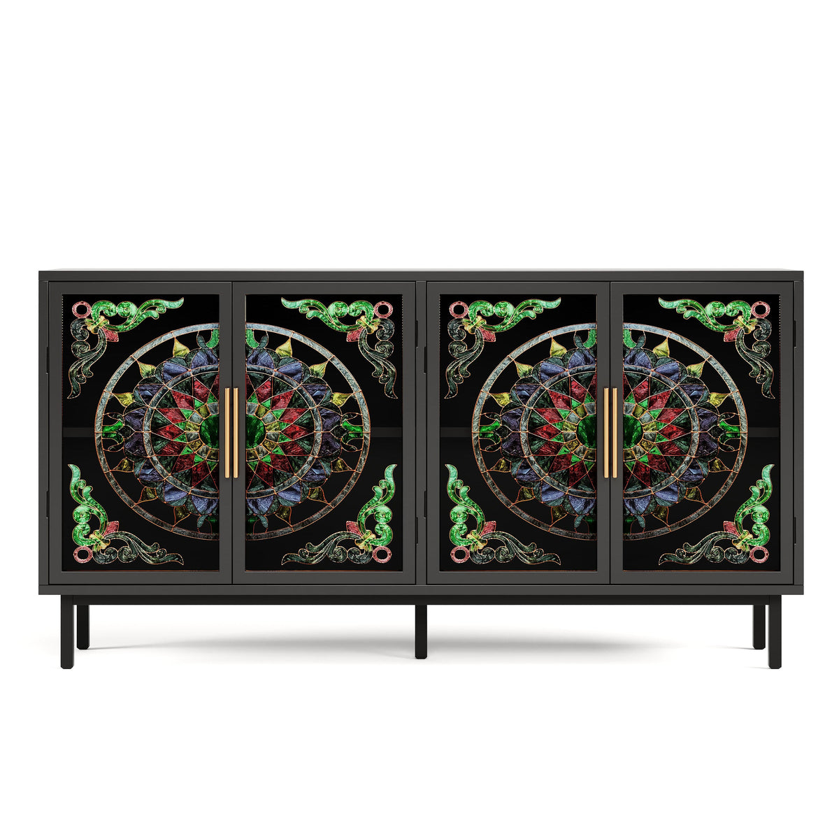 Decorative Cabinet with 4 Doors