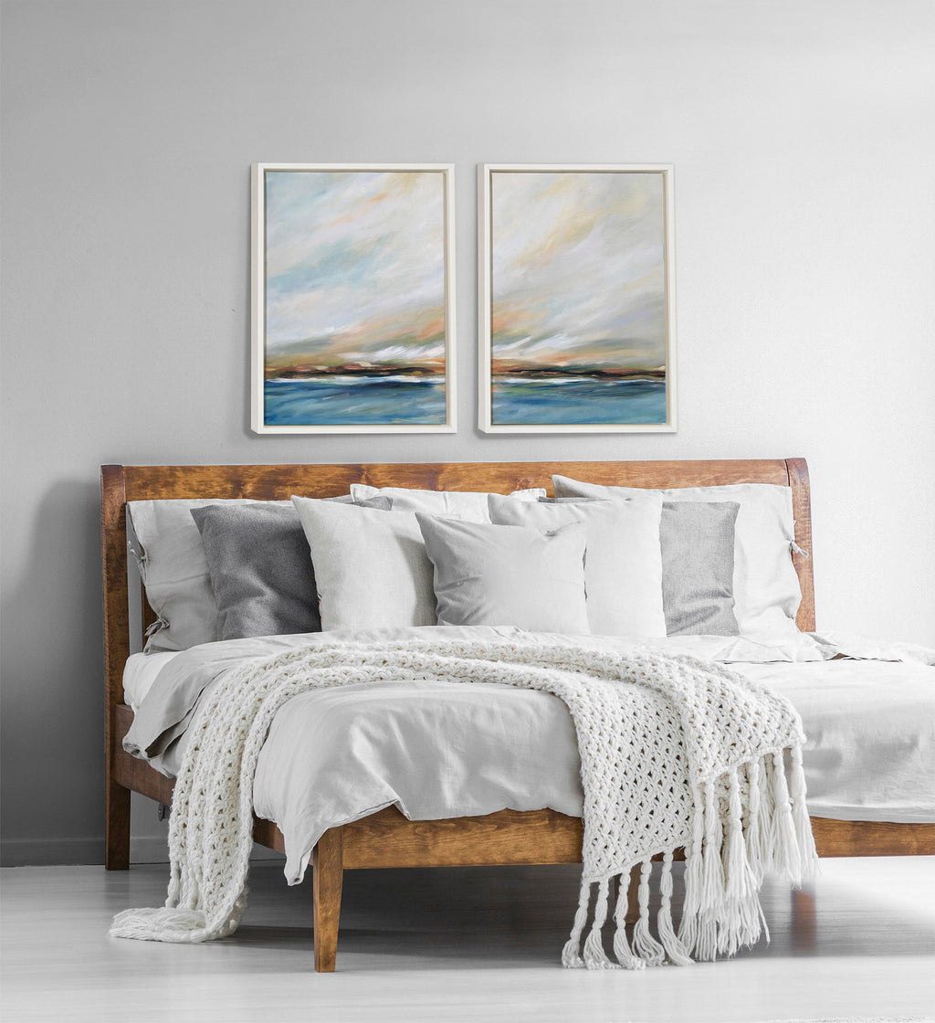Sylvie Sunday Morning Framed Canvas Art Set by Mary Sparrow