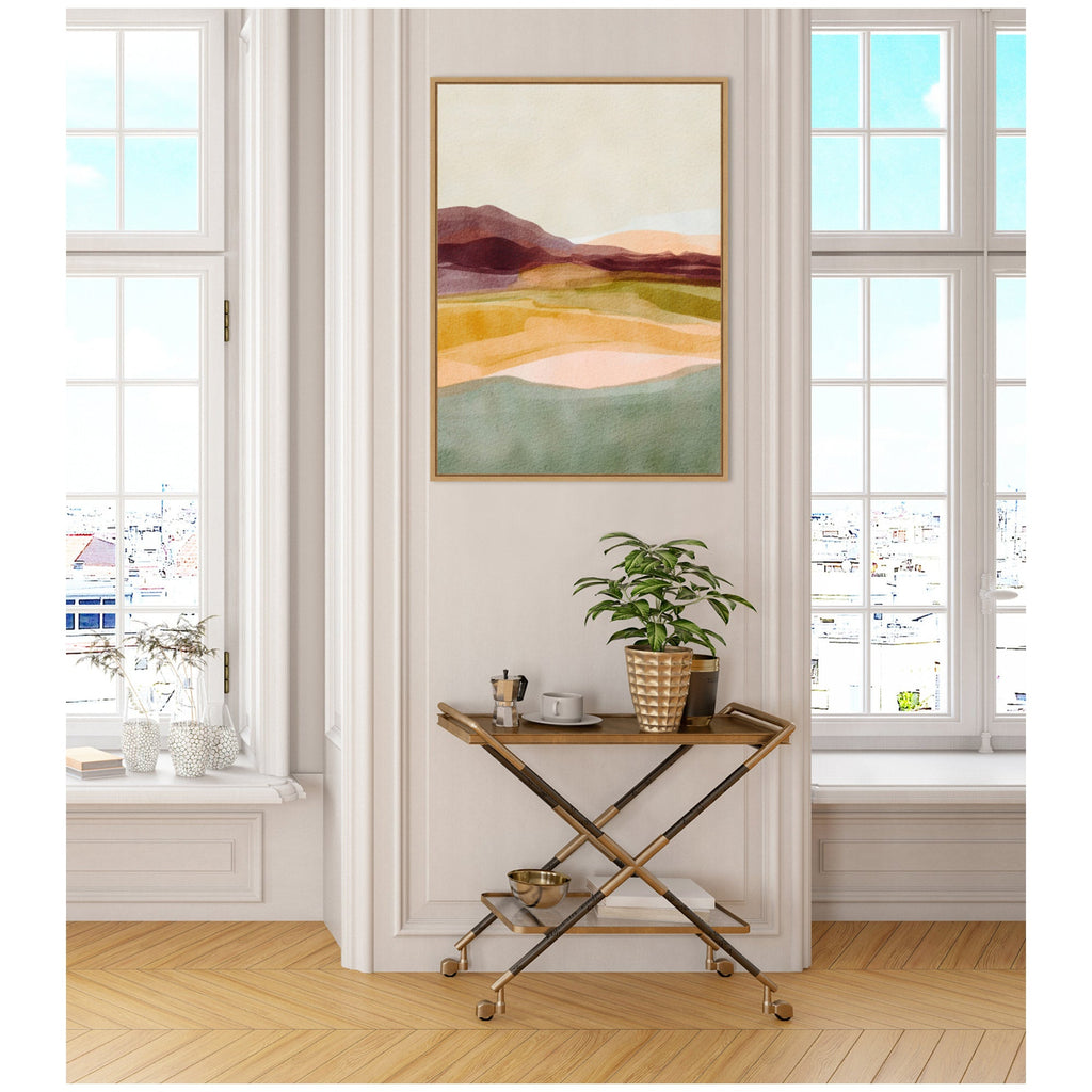 Sylvie Sunset Beauty Framed Canvas by Nikita Jariwala