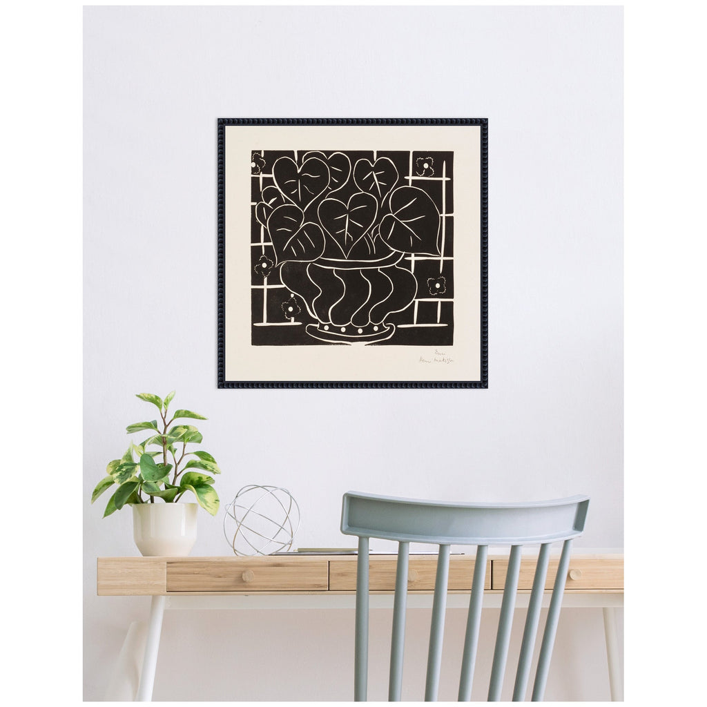 Corbeille de begonias 1938 Henri Matisse by Nostalgia Prints Framed Canvas Wall Art Print