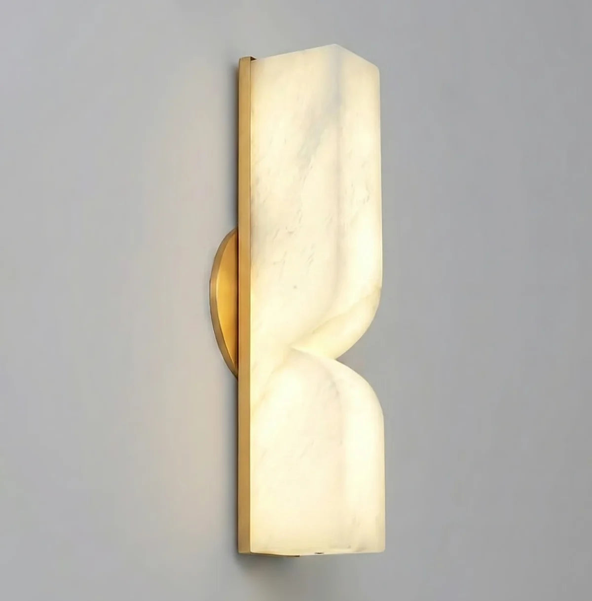 Alabaster Essence Rectangle Wall Sconce
