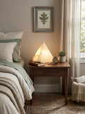 Alabaster Pyramid Table Lamp