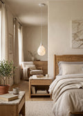 Alabaster White Raindrop Pendant Light
