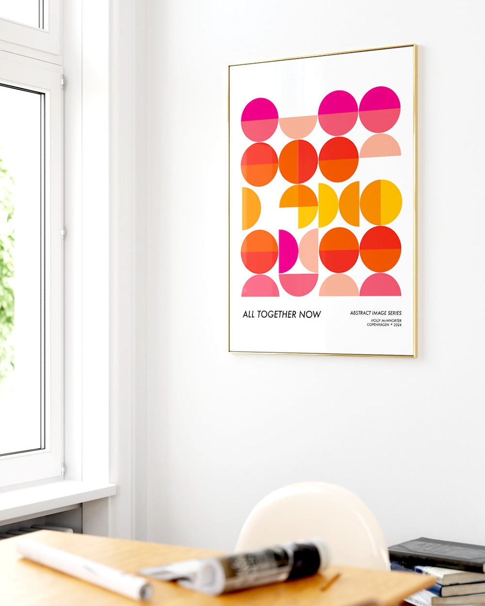 ALL TOGETHER NOW Framed Art Print by Holly McWhorter