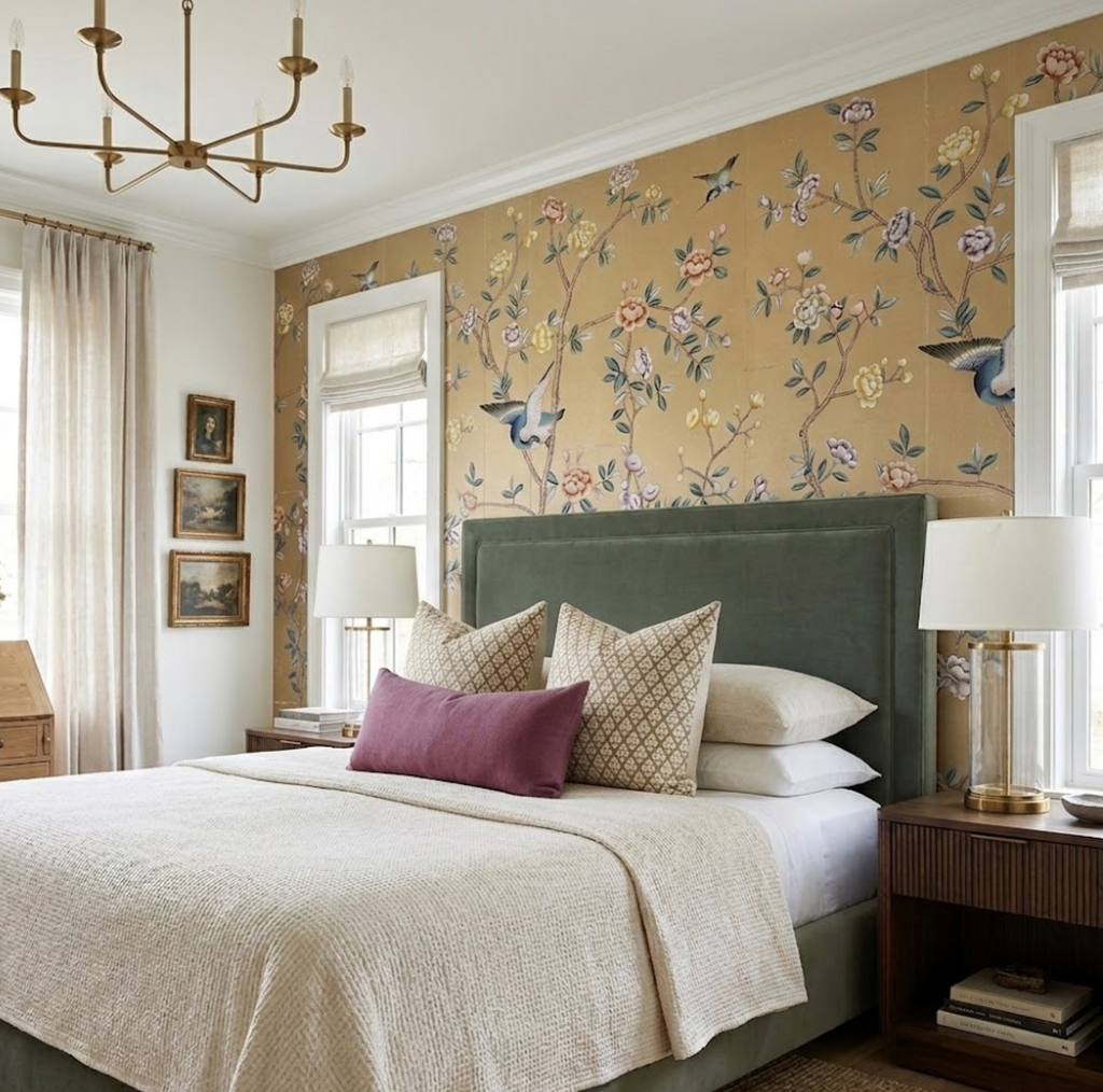 Arboreta Pillow Cover in Brown, Thibaut Pillows