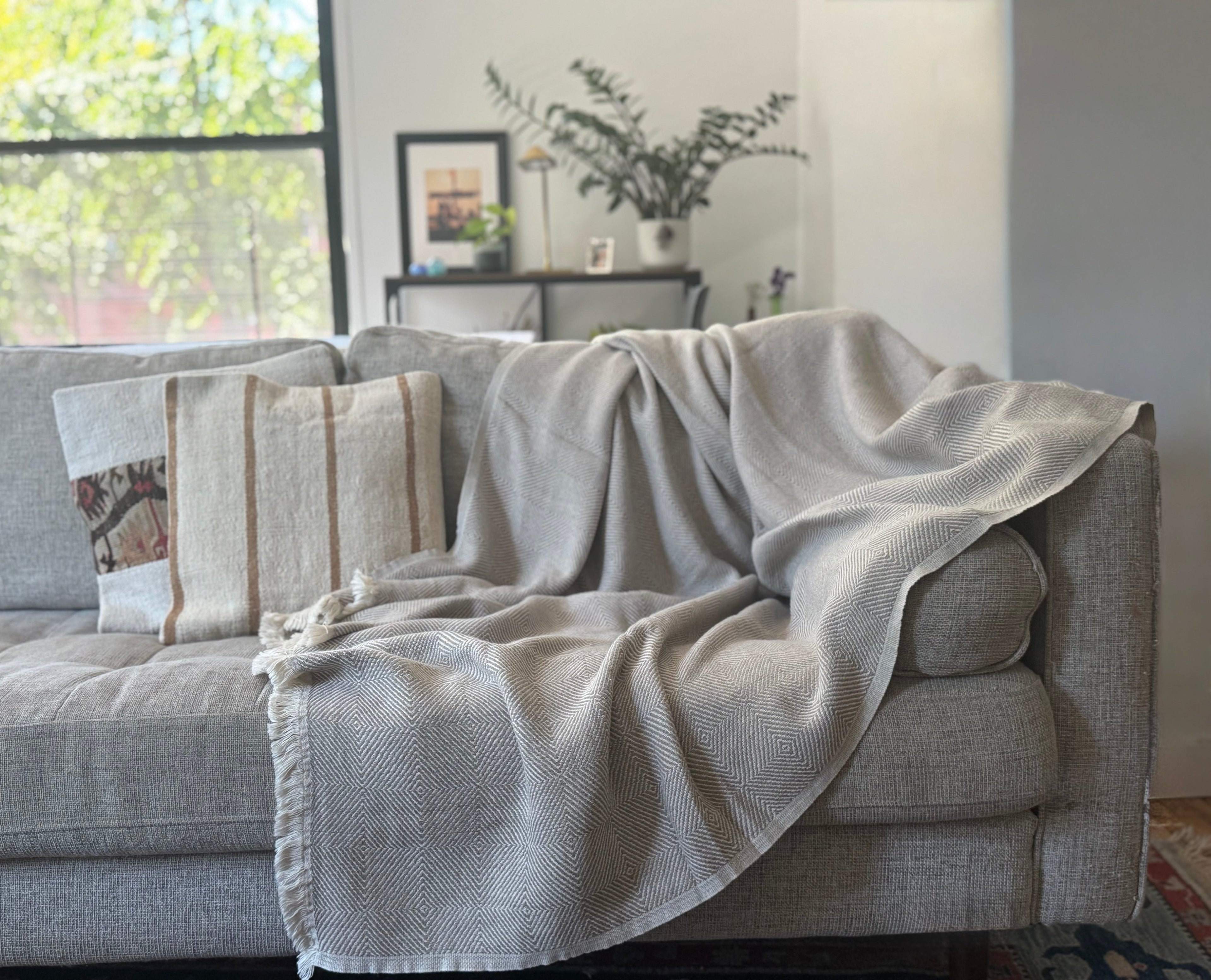Arda Recycled Cotton Throw Blanket