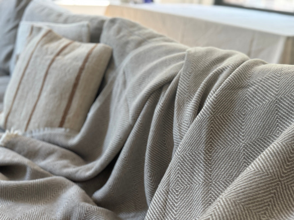 Arda Recycled Cotton Throw Blanket