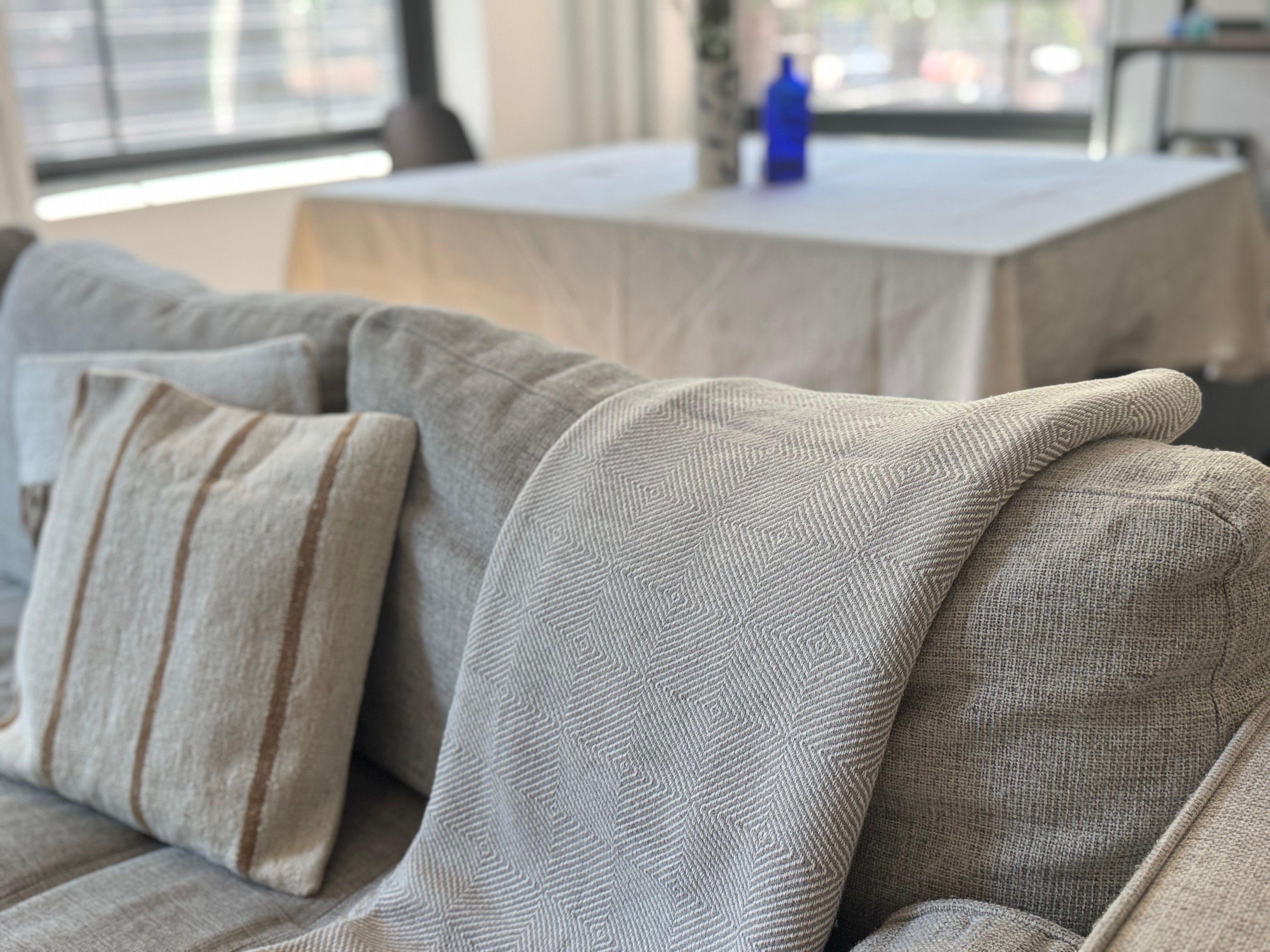 Arda Recycled Cotton Throw Blanket