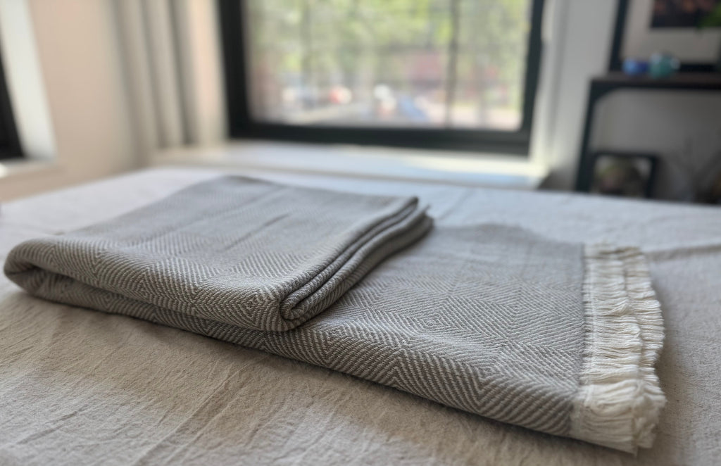 Arda Recycled Cotton Throw Blanket
